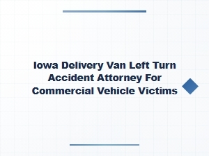 Iowa Attorney for Commercial Van Left-Turn Accidents