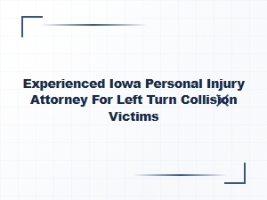 Experienced Iowa Attorney for Left-Turn Collision Victims