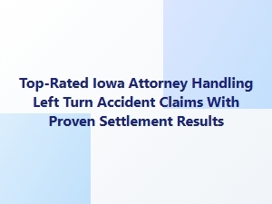 Top-Rated Iowa Attorney for Left Turn Accident Claims