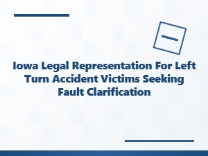 Iowa Left Turn Accident Fault Clarification