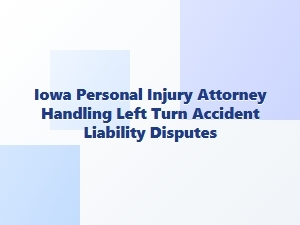 Iowa Left Turn Accident Liability Disputes