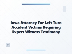 Iowa Attorney for Left Turn Accident Victims